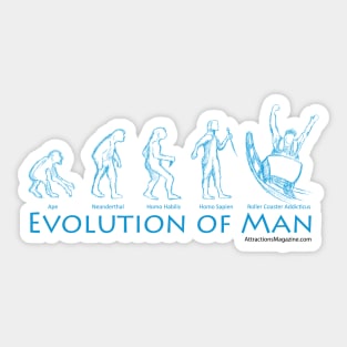 Evolution of Man Sticker